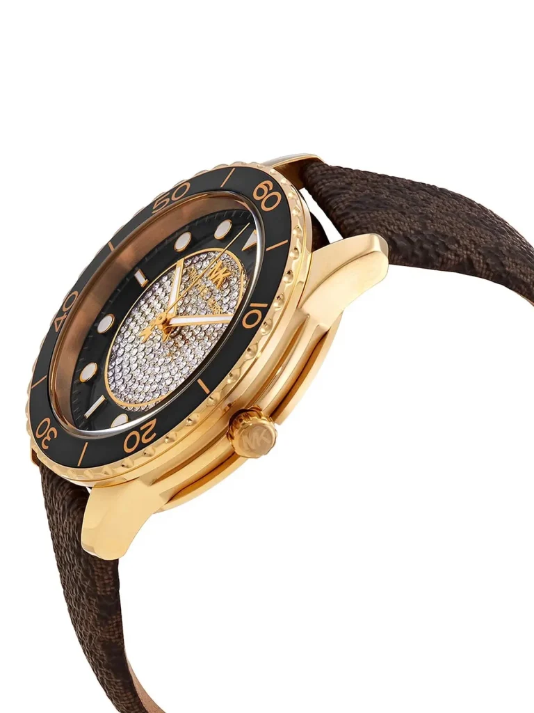mk6979-michael-kors-watch-women-black-gold-dial-polyurethane-chloride-brown-strap-quartz-battery-analog-three-hand-crystals-runway_3-768×1024