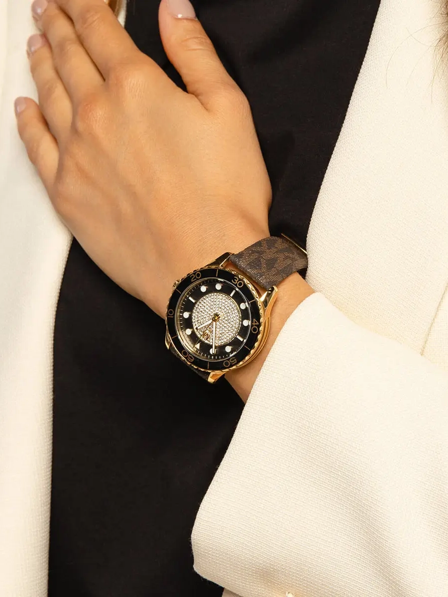 mk6979-michael-kors-watch-women-black-gold-dial-polyurethane-chloride-brown-strap-quartz-battery-analog-three-hand-crystals-runway_8